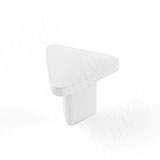 Ручка-кнопка белый матовый