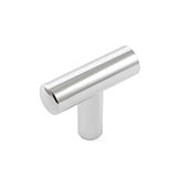 Ручка-кнопка хром