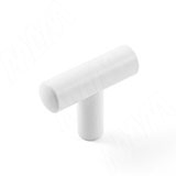 Ручка-кнопка белый матовый