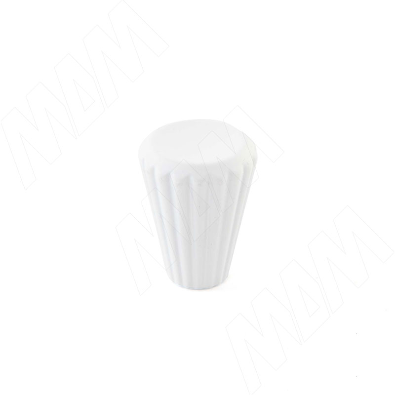 Ручка-кнопка белый матовый фото товара 1 - KH.44.000.WTM