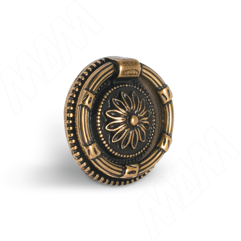 Ручка-капля бронза состаренная фото товара 1 - M1215B00OV