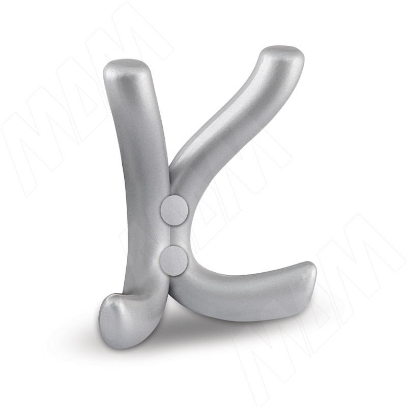 MODERN Крючок многорожковый хром матовый фото товара 1 - MDR.APP.GR
