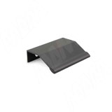 Профиль-ручка 32мм (L=60мм) крепление саморезами черный матовый (краска RAL 9005)