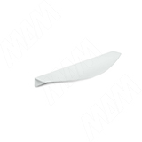 Профиль-ручка 128мм (L=196мм) крепление саморезами белый матовый (краска RAL 9003)