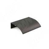 Профиль-ручка 32мм (L=60мм) крепление саморезами черный матовый (краска RAL 9005)