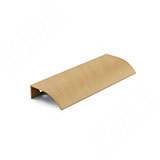 Профиль-ручка 96мм (L=124мм) крепление саморезами золото матовое (краска)