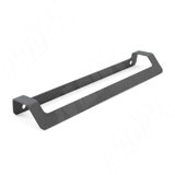 Профиль-ручка 192мм крепление саморезами графит