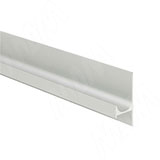 Профиль-ручка крепление саморезами для фасада 18мм, алюминий матовый (анод), L-3000мм