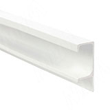 Профиль-ручка крепление саморезами для фасада 16мм, белый матовый (краска RAL9016), L-3000мм