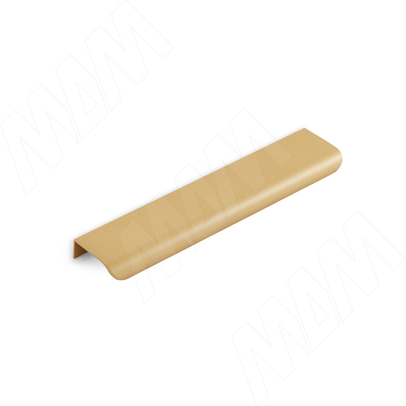 Профиль-ручка 128мм (L=196мм) крепление саморезами золото матовое (краска) фото товара 1 - PH.RU43.200.GL