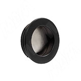 Ручка-раковина D40мм черный матовый