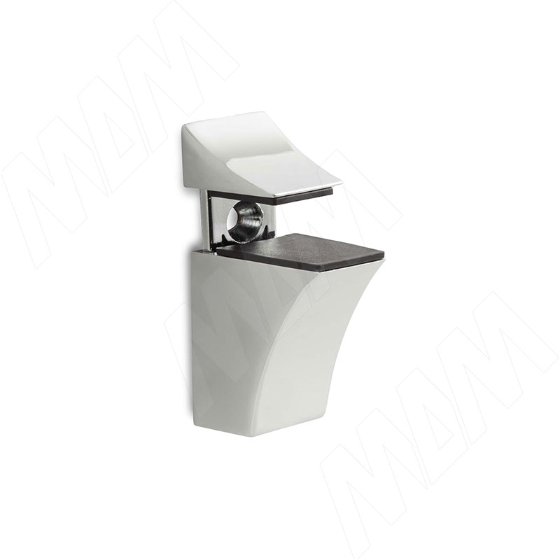 Менсолодержатель для деревянных и стеклянных полок 0-20 мм, хром фото товара 1 - SHH.09.PC