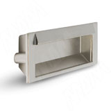 Ручка-раковина 128мм никель матовый