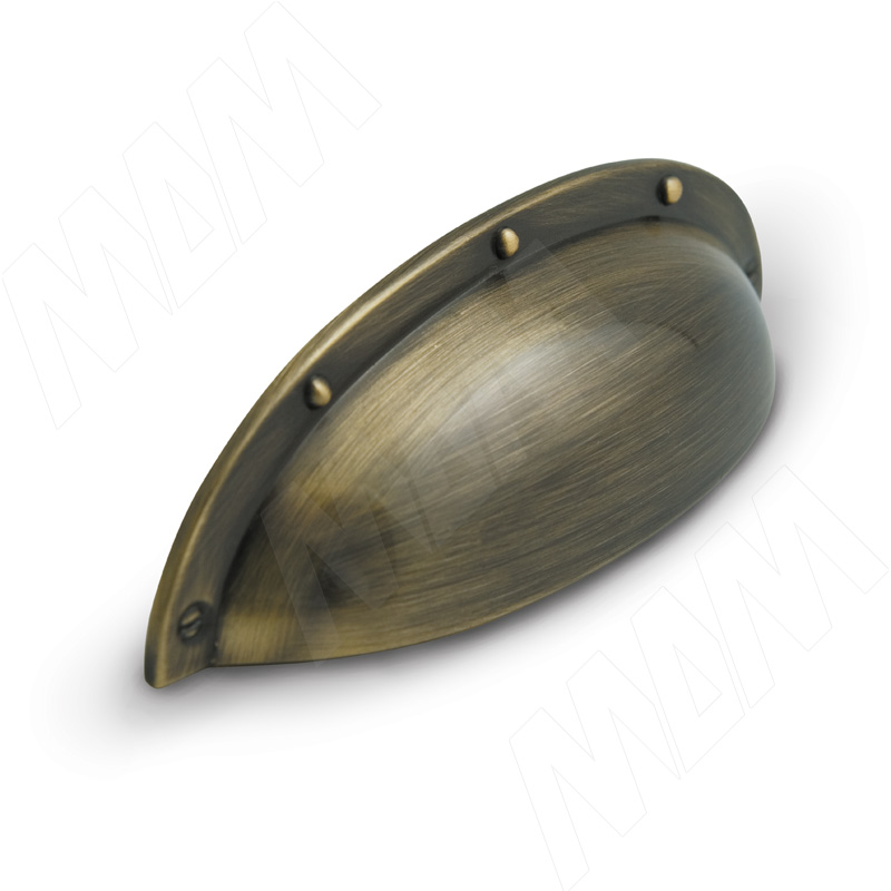 Ручка-раковина 64мм бронза полированная фото товара 1 - UP01AB