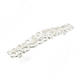 Ручка-скоба 128мм серебро Венецианское