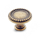Ручка-кнопка D30мм бронза состаренная