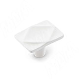 Ручка-кнопка белый матовый