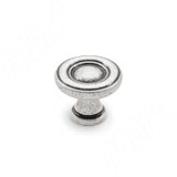 Ручка-кнопка D25мм серебро состаренное