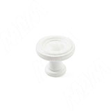 Ручка-кнопка D25мм белый матовый