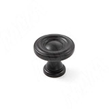 Ручка-кнопка D25мм черный матовый