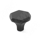 Ручка-кнопка черный матовый D30мм