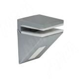 KALABRONE MINI Менсолодержатель для стеклянных полок 5 - 10 мм, хром матовый 1 62200 80 JM-1