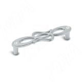 Ручка-скоба 96мм хром с кристаллами 1021K.96.10