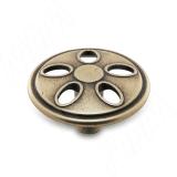 Ручка-кнопка D39мм бронза состаренная 2050.23