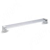 Ручка-скоба 320мм хром/стекло прозрачное 370.320.10