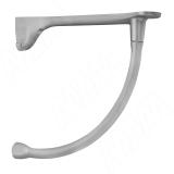 Менсолодержатель для деревянных полок L-230 мм, хром матовый (2 шт.) AZ.095.AP