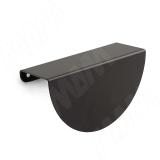 Ручка-скоба 128мм (L=150мм) черный матовый (краска RAL 9005) BH.RU07.128.BL