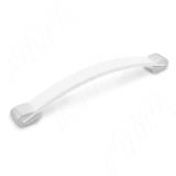 FRESCO Ручка-скоба 160мм хром/белый C-4469-160.P60-G2