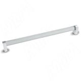 Ручка-рейлинг 320мм хром/стекло прозрачное E20.0320.CG