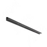 EUS Менсолодержатель для деревянных полок 16-20мм черный матовый (краска RAL9005), L=600 мм (1 шт)