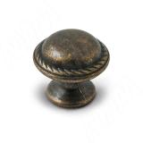 Ручка-кнопка D25мм бронза патинированная GG3605/B