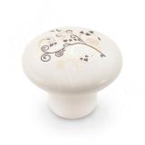 Ручка-кнопка D37мм керамика золотые узоры GP2011