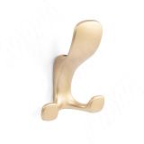 Крючок трехрожковый золото матовое