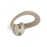 Крючок двухрожковый никель матовый HK.44.SN