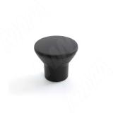 Ручка-кнопка D24мм черный матовый KH.31.BLM