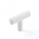 Ручка-кнопка белый матовый