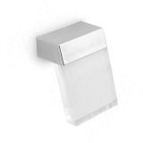 Ручка-кнопка хром/пластик прозрачный KH.85.000.CRCL