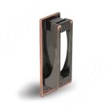 Ручка-капля медь патинированная KR0201