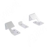 LOFT Менсолодержатель (комплект) для деревянных полок 16мм, хром матовый (краска)