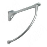 Менсолодержатель для деревянных и стеклянных полок 6 - 20 мм, L-149 мм, хром матовый (2 шт.) MS.1221.AP