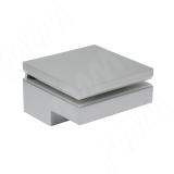 Менсолодержатель 80Х80 мм для деревянных и стеклянных полок 6 - 40 мм, хром матовый, (2 шт.) MS.1436.AP