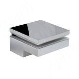 Менсолодержатель 80Х80 мм для деревянных и стеклянных полок 6 - 40 мм, хром (2 шт.) MS.1436.NL