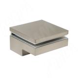 Менсолодержатель 80Х80 мм для деревянных и стеклянных полок 6 - 40 мм, никель (2 шт.) MS.1436.NP