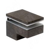 Менсолодержатель 40Х60 мм для деревянных и стеклянных полок 6 -25 мм, бронза патинированная (2 шт.) MS.1437.BA