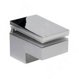 Менсолодержатель 40Х60 мм для деревянных и стеклянных полок 6 -25 мм, хром (2 шт.) MS.1437.NL