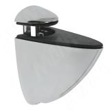 ПЕЛИКАН Менсолодержатель для деревянных и стеклянных полок 5 - 20 мм, хром NO.65 CHROME